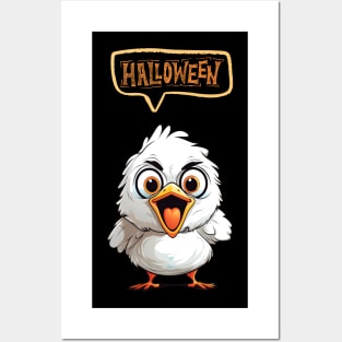 Halloween Chicken Posters and Art